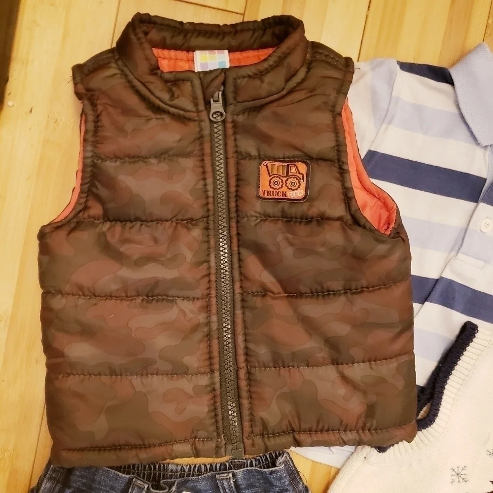 Boys 12M Month Fall Winter Clothing 13 Piece Lot Ralph Lauren Infant Pant Shirt